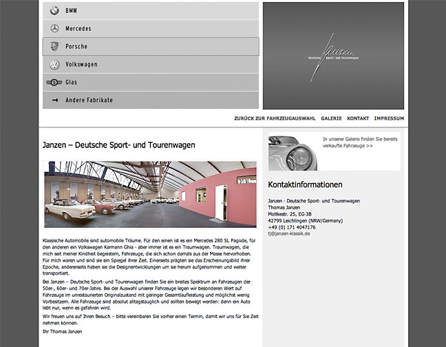 Startseite www.janzen-klassik.de 2007-2008