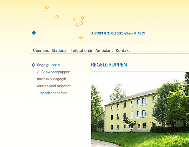 Subnavigation in der Sektion 