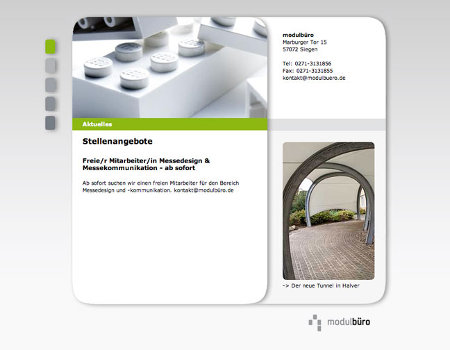 Startseite www.modulbuero.de Version 1.0