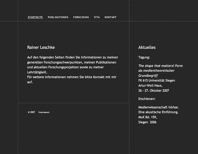 Startseite www.rainerleschke.de