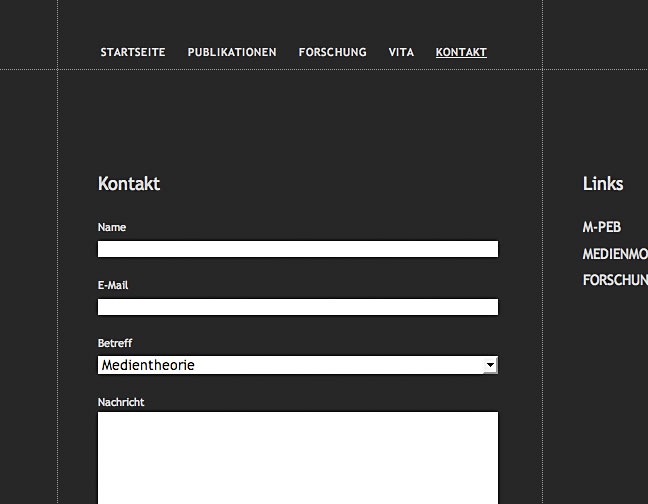 Kontaktseite www.rainerleschke.de