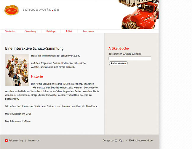 Homepage www.schucoworld.de