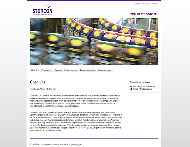 Startseite www.storcon.de